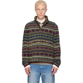 Polo Ralph Lauren Polo Ralph Lauren Green Patterned Fleece Sweater