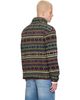 Polo Ralph Lauren Polo Ralph Lauren Green Patterned Fleece Sweater - 3