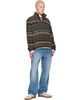 Polo Ralph Lauren Polo Ralph Lauren Green Patterned Fleece Sweater - 4