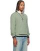 Polo Ralph Lauren Polo Ralph Lauren Green 'The Iconic Cable-Knit' Cashmere Sweater - 2