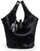 Polo Ralph Lauren Polo Ralph Lauren Haircalf Crossbody Bag Black One - 1