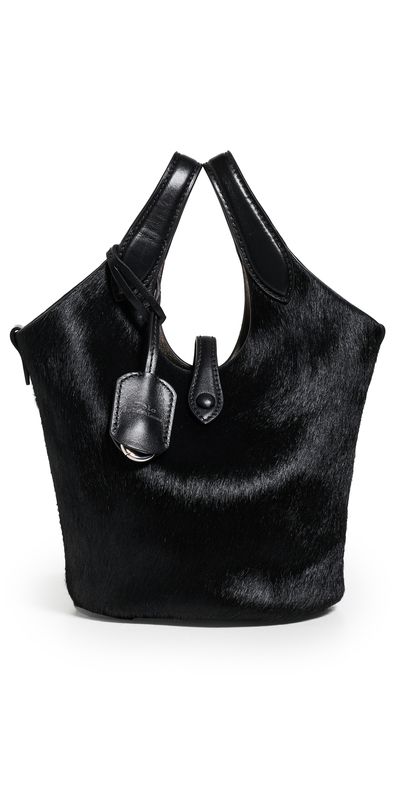 Polo Ralph Lauren Polo Ralph Lauren Haircalf Crossbody Bag Black One