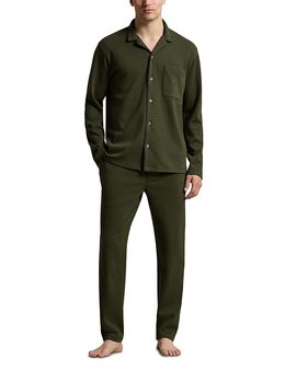 Polo Ralph Lauren Polo Ralph Lauren Herringbone Knit Pajama Shirt