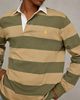 Polo Ralph Lauren Polo Ralph Lauren Iconic Long Sleeve Rugby Shirt in Olive, Men's at Urban Outfitters - 1