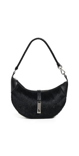 Polo Ralph Lauren Polo Ralph Lauren ID Mini Haircalf Shoulder Bag Black One