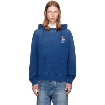 Polo Ralph Lauren Polo Ralph Lauren Indigo Polo Bear Terry Hoodie