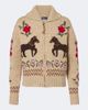 Polo Ralph Lauren Polo Ralph Lauren Intarsia wool and cotton zip-up cardigan - 1