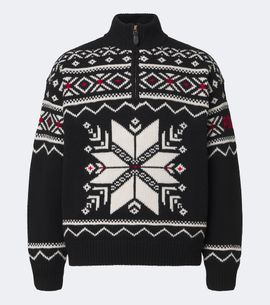 Polo Ralph Lauren Polo Ralph Lauren Intarsia wool half-zip sweater