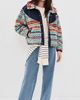 Polo Ralph Lauren Polo Ralph Lauren Jacquard Knit Funnel Neck Jacket Multi - 5