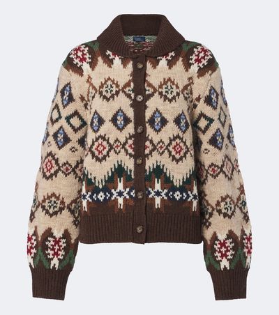 Polo Ralph Lauren Polo Ralph Lauren Jacquard wool and cashmere cardigan