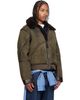 Polo Ralph Lauren Polo Ralph Lauren Khaki Shearling Flight Jacket - 2