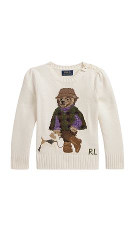 Polo Ralph Lauren Polo Ralph Lauren Kids Cotton Long Sleeve-crew Neck Pullover-sweater