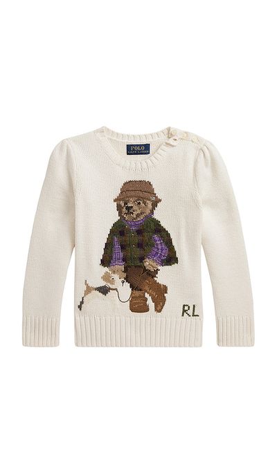 Polo Ralph Lauren Polo Ralph Lauren Kids Cotton Long Sleeve-crew Neck Pullover-sweater