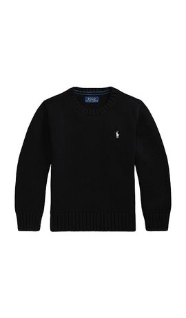 Polo Ralph Lauren Polo Ralph Lauren Kids G-sleeve Combed Cotton Crewneck Sweater