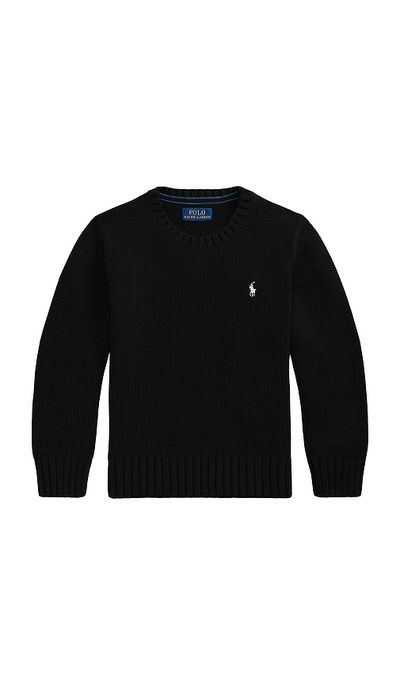 Polo Ralph Lauren Polo Ralph Lauren Kids G-sleeve Combed Cotton Crewneck Sweater