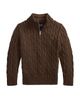 Polo Ralph Lauren Polo Ralph Lauren Kids Long Sleeve Cotton Cable Knit Half Zip Sweater - 1