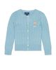 Polo Ralph Lauren Polo Ralph Lauren Kids Long Sleeve Cotton Mini Cable Knit Bear Cardigan - 1