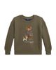 Polo Ralph Lauren Polo Ralph Lauren Kids Long Sleeve Magic Fleece Novelty Bear Crew Neck Sweatshirt - 1