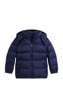 Polo Ralph Lauren Polo Ralph Lauren Kids Recycled Polyester Ripstop Gorham Jacket With Removable H