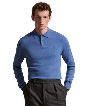 Polo Ralph Lauren Polo Ralph Lauren Knit Wool Polo Collar Logo Sweater