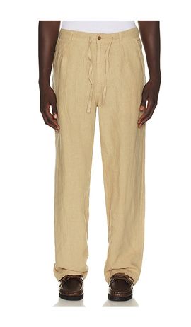 Polo Ralph Lauren Polo Ralph Lauren Linen Pleated Lateaf Easy Pant