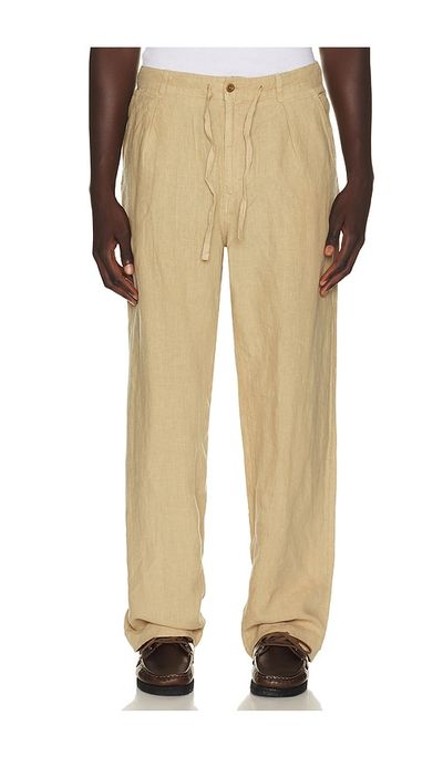 Polo Ralph Lauren Polo Ralph Lauren Linen Pleated Lateaf Easy Pant