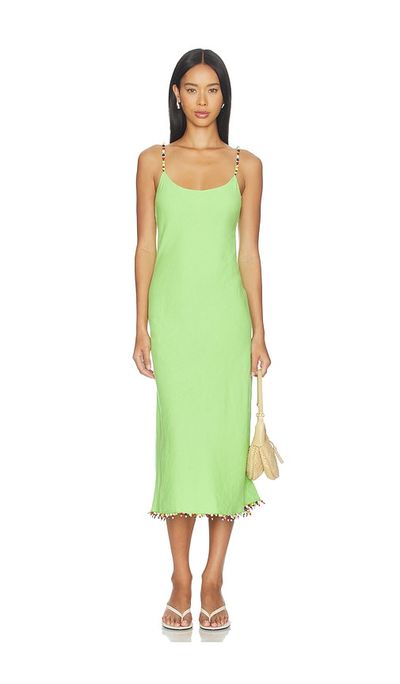 Polo Ralph Lauren Polo Ralph Lauren Linen Scoop Neck Slip Dress