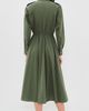Polo Ralph Lauren Polo Ralph Lauren Long Sleeve Collared Shirt Dress Dense Olive - 3