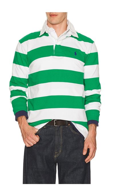 Polo Ralph Lauren Polo Ralph Lauren Long Sleeve Iconic Stripe Rugby Polo