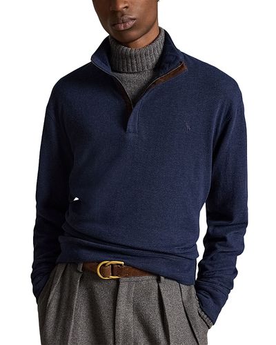 Polo Ralph Lauren Polo Ralph Lauren Luxury Jersey Quarter Zip Pullover
