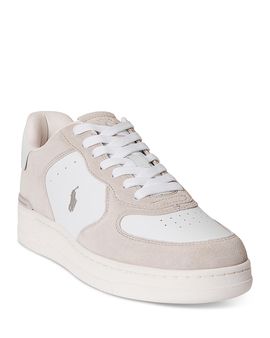 Polo Ralph Lauren Polo Ralph Lauren Men's Masters Court Leather & Suede Sneaker