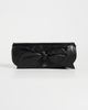 Polo Ralph Lauren Polo Ralph Lauren Nappa Leather Bellport Flap Bow Medium Clutch Black One - 2