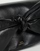 Polo Ralph Lauren Polo Ralph Lauren Nappa Leather Bellport Flap Bow Medium Clutch Black One - 5