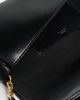 Polo Ralph Lauren Polo Ralph Lauren Nappa Leather Bellport Flap Bow Medium Clutch Black One - 6