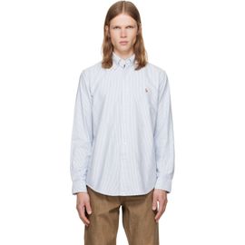 Polo Ralph Lauren Polo Ralph Lauren Navy & White Striped Oxford Shirt