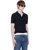 Polo Ralph Lauren Polo Ralph Lauren Navy Cable-Knit Cotton Polo - 2