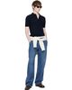 Polo Ralph Lauren Polo Ralph Lauren Navy Cable-Knit Cotton Polo - 4