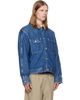 Polo Ralph Lauren Polo Ralph Lauren Navy Corduroy-Collar Denim Trucker Jacket - 2