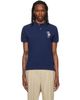 Polo Ralph Lauren Polo Ralph Lauren Navy Custom Slim Fit Polo Bear Polo - 1