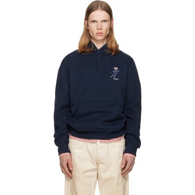 Polo Ralph Lauren Polo Ralph Lauren Navy Polo Bear Skiier Hoodie