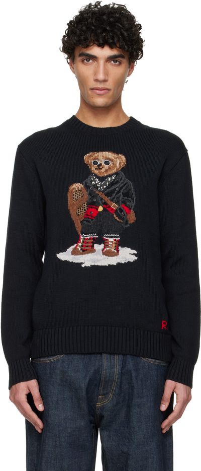 Polo Ralph Lauren Polo Ralph Lauren Navy 'Polo Bear' Sweater
