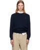 Polo Ralph Lauren Polo Ralph Lauren Navy Polo Long Sleeve Sweater - 1