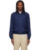 Polo Ralph Lauren Polo Ralph Lauren Navy 'The Barrett Linen Herringbone' Jacket - 1