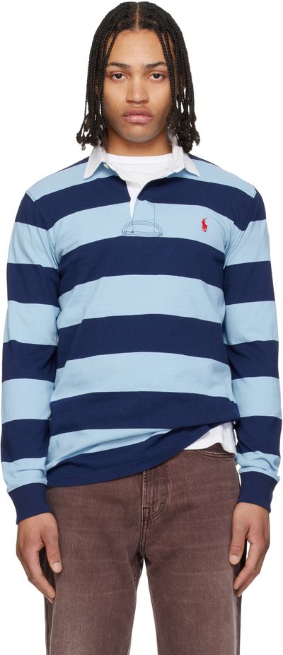 Polo Ralph Lauren Polo Ralph Lauren Navy 'The Iconic Rugby' Polo