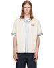 Polo Ralph Lauren Polo Ralph Lauren Off-White Classic Fit Baseball Shirt - 1