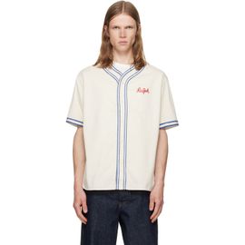 Polo Ralph Lauren Polo Ralph Lauren Off-White Classic Fit Baseball Shirt