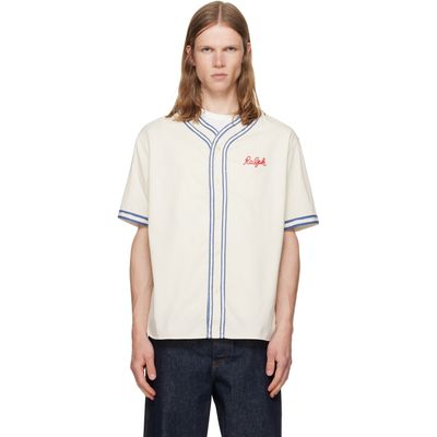 Polo Ralph Lauren Polo Ralph Lauren Off-White Classic Fit Baseball Shirt