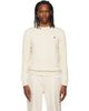 Polo Ralph Lauren Polo Ralph Lauren Off-White Cotton Long Sleeve Sweater - 1