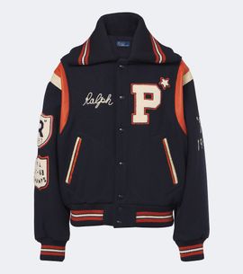 Polo Ralph Lauren Polo Ralph Lauren Patch-appliqué wool-blend varsity jacket