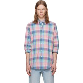 Polo Ralph Lauren Polo Ralph Lauren Pink & Blue Poplin Long Sleeve Sport Shirt